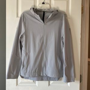 Men’s small full zip, lightweight hooded jacket Lululemon